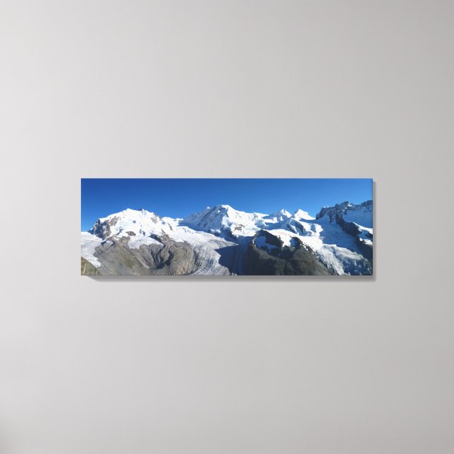 Lienzo Alpes suizos Gornergrat (Anverso)