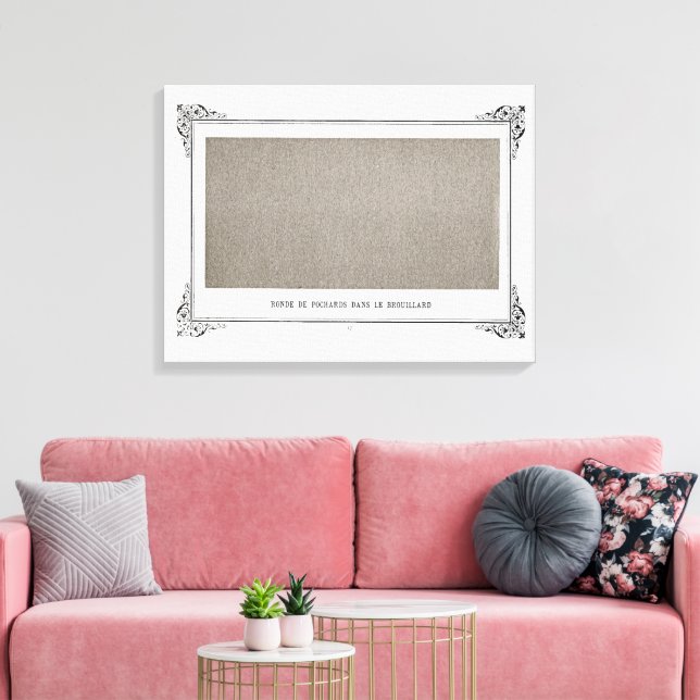 Lienzo Alphonse Allais, April Fools, Gray, Abstrasse Art (Insitu (Sala de estar))