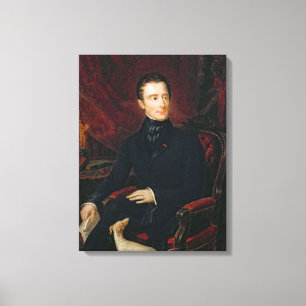 Lienzo Alphonse de Lamartine