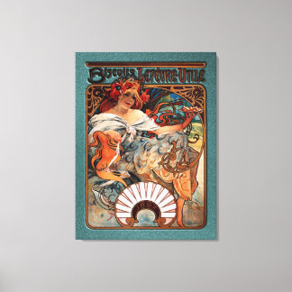 Lienzo Alphonse Mucha Biscuits Lefevre Utile Speckter Frm