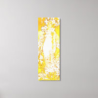 Alphonse Mucha Lily Canvas Poster