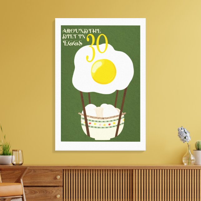 Lienzo Alrededor de la dieta en 30 huevos (Insitu (Sala de estar))