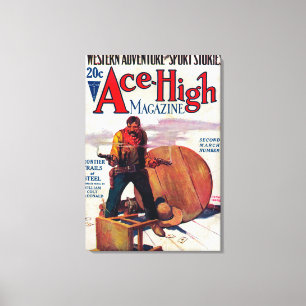 Lienzo Alta portada de revista 2 del as