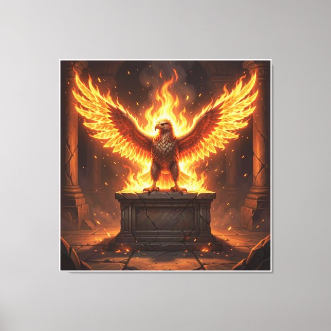 Lienzo Altar Pelásgico del Águila Flamígera IV (Anverso)
