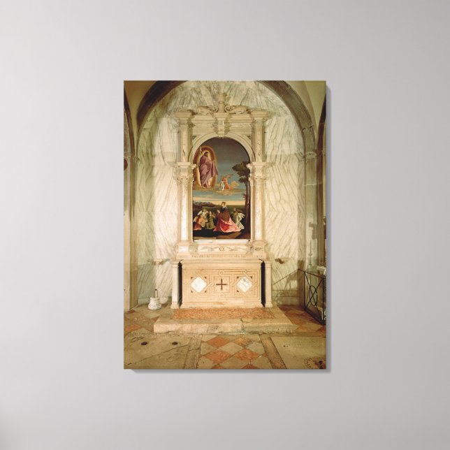 Lienzo Altarpe de St. Christina (Anverso)