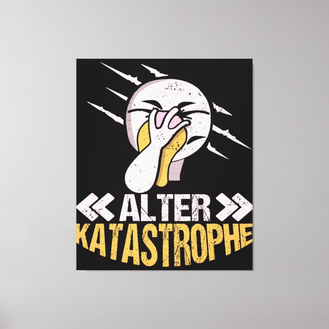Lienzo Alter Katastrophe Flamingo | Propietario de regalo (Anverso)