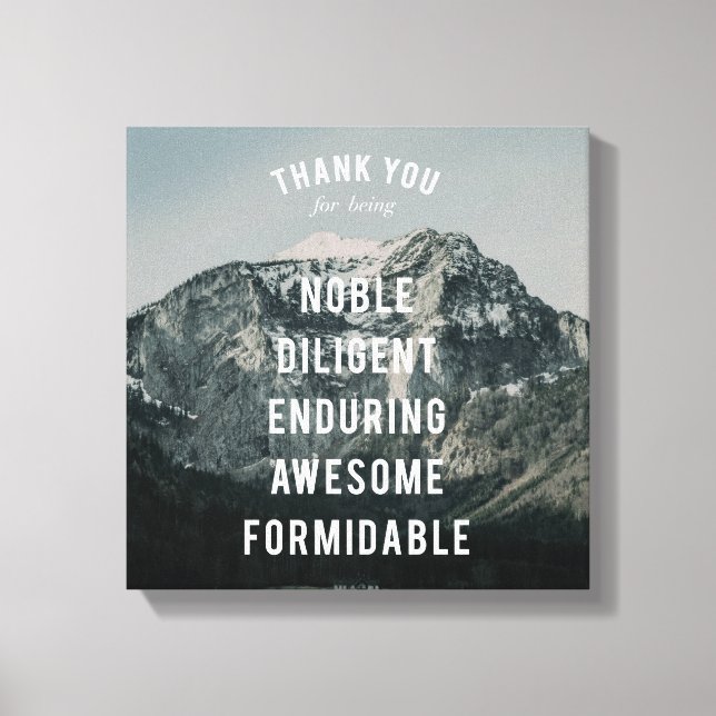 Lienzo Altitud Gloriosa #2 (12x12) (Anverso)