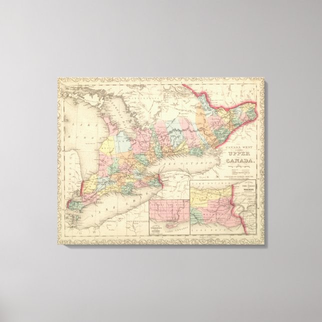 Lienzo Alto oeste de Canadá (Anverso)