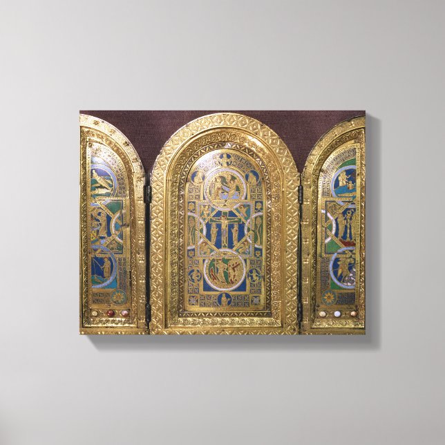 Lienzo Alton Towers Triptych, c.1150 (Anverso)