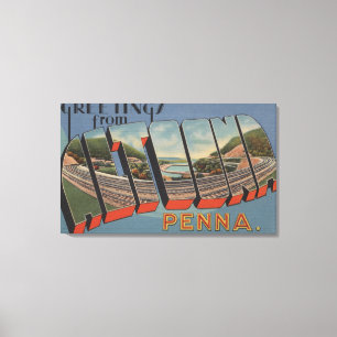 Lienzo Altoona, Pennsylvania - escenas grandes de la