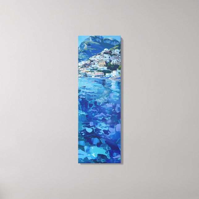 Lienzo Amalfi Blues (Anverso)