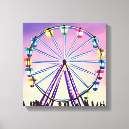 Lienzo Amanecer de la rueda de la fortuna | Hermosa acuar