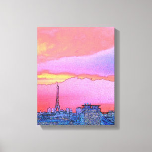 Lienzo Amanecer de París