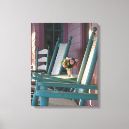 Lienzo Amanecer de rosas rosadas - Viñedo de Martha