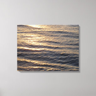 Lienzo Amanecer en la fotografía para calmar las aguas oc