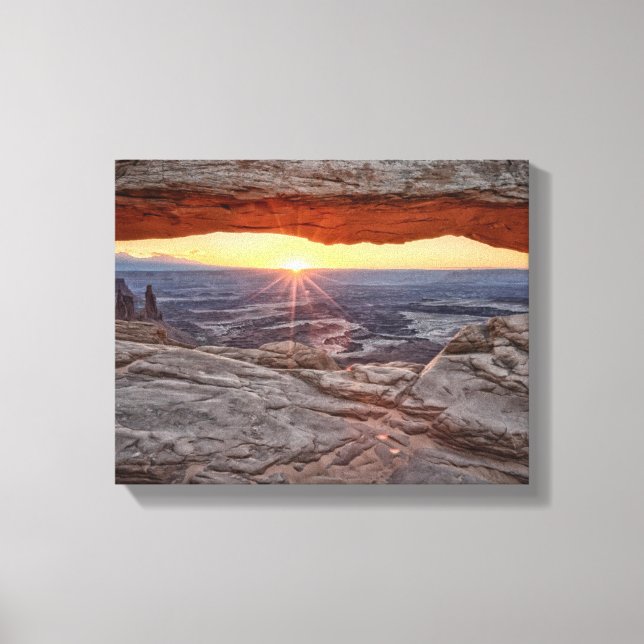 Lienzo Amanecer en Mesa Arch, Parque Nacional Canyonlands (Anverso)