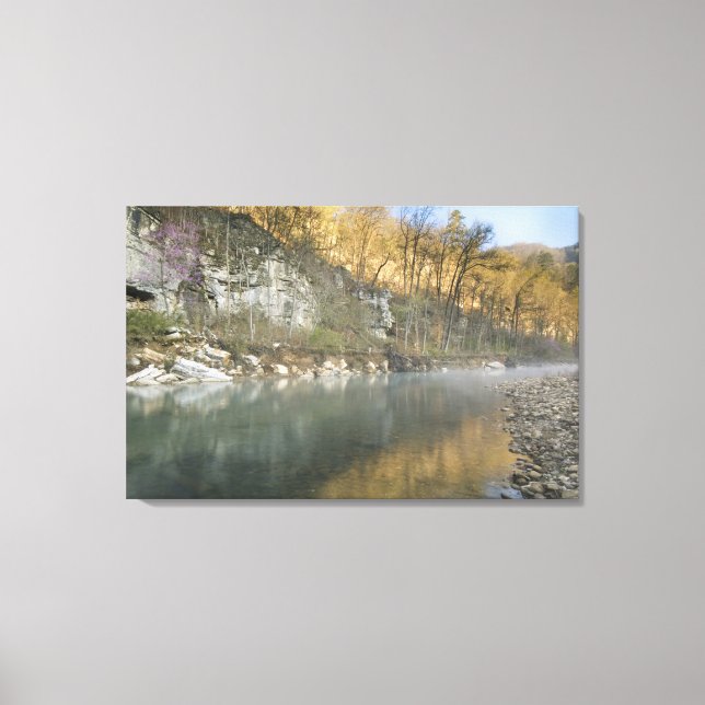 Lienzo Amanecer en Roark Bluff, acceso a Steel Creek, (Anverso)