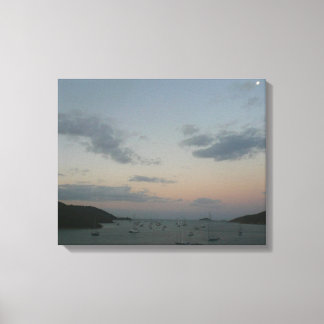 Lienzo Amanecer en St. Thomas IV Islas Vírgenes Estadouni