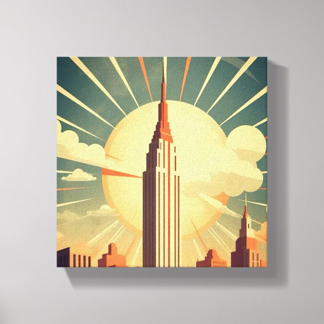 Lienzo Amanecer Hightower (Anverso)