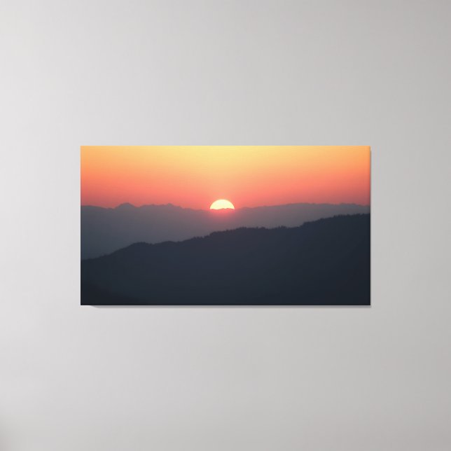 Lienzo Amanecer Lejano (Anverso)
