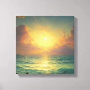 Lienzo Amanecer mágico