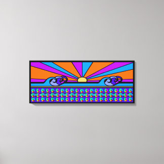 Lienzo Amanecer psicodélico