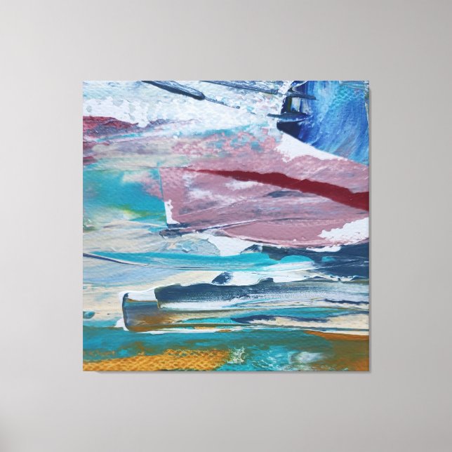 Lienzo Amanecer Rosado II Monticelli Art (Anverso)