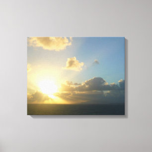 Lienzo Amanecer sobre San Juan II Puerto Rico