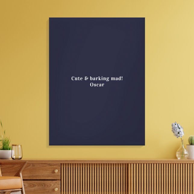 Lienzo Amante de Perros Personalizado Collage de 12 Fotos (Insitu (Sala de estar))