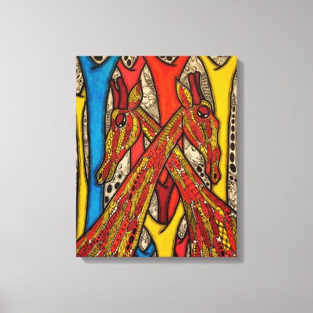 Lienzo Amantes 2013 (Anverso)