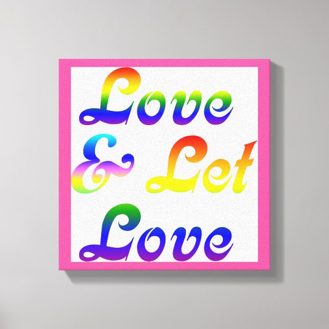 LIENZO AMAR Y DEJAR AMAR (Anverso)