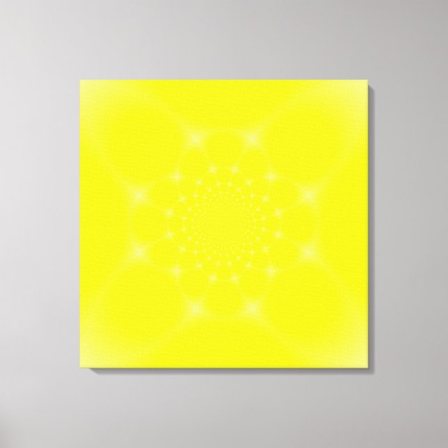 Lienzo Amarillo Brillante (Anverso)