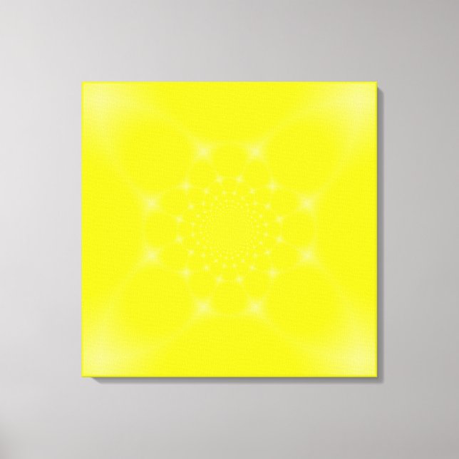 Lienzo Amarillo espumoso (Anverso)