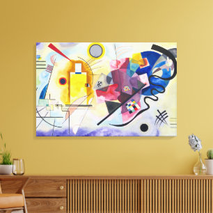Lienzo Amarillo-Rojo-Azul   Kandinsky  