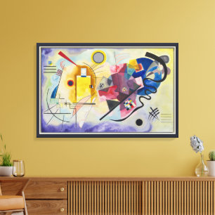 Lienzo Amarillo, Rojo, Azul por Wassily Kandinsky