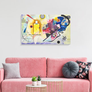 Lienzo Amarillo, Rojo, Azul por Wassily Kandinsky