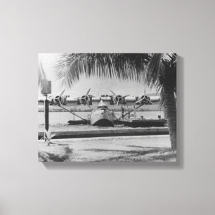 Lienzo Amarre de las podadoras de China en la isla