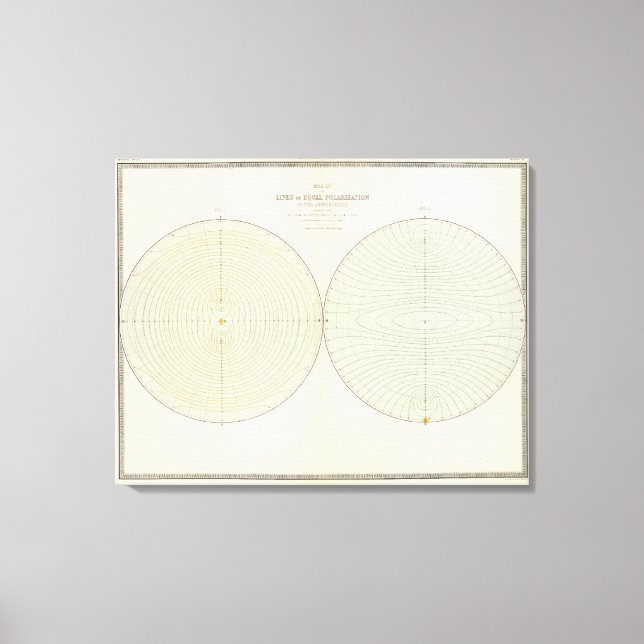 Lienzo Ambiente de polarización (Anverso)