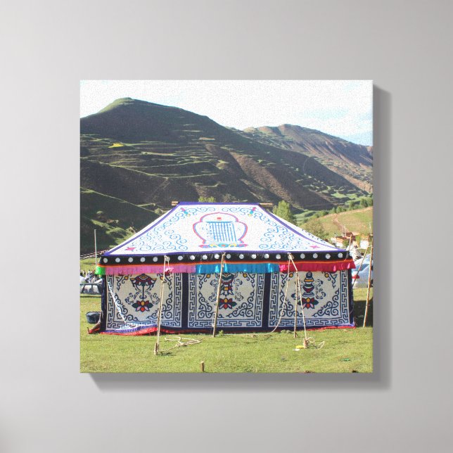 Lienzo Amdo Tibetan Tent (Anverso)