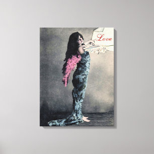 Lienzo Ame el ángel II - la" lona envuelta 18x24