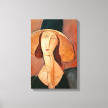 Amedeo Modigliani - Jeanne Hebuterne con sombrero