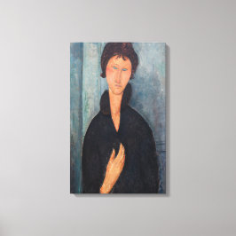 Lienzo Amedeo Modigliani - Mujer con ojos azules