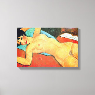 Lienzo Amedeo Modigliani - Mujer Reclinada