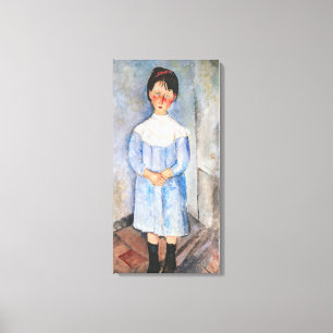 Lienzo Amedeo Modigliani - Niña en azul