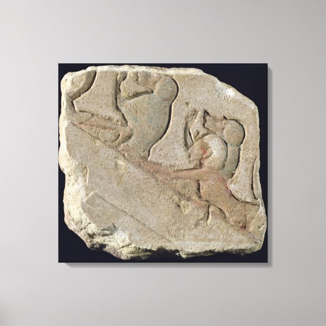 Lienzo Amenophis IV con babuinos, Reino Nuevo (Anverso)