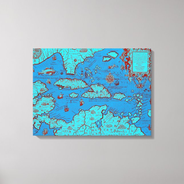 Lienzo América Central ('América Occidentalis') (Anverso)