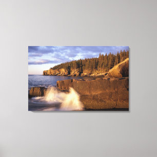 Lienzo América del Norte, EE.UU., EE.UU., la costa rocosa