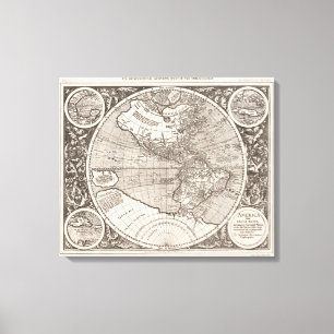 Lienzo América la India sive Novam, 1609