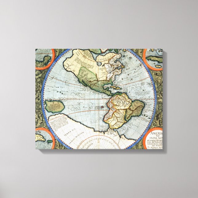 Lienzo América Sive India Nova (Anverso)