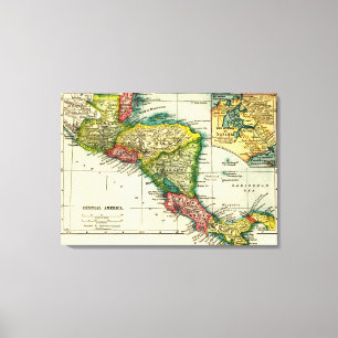 Lienzo AmericaPanoramic central MapCentral América